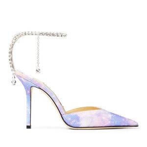 Jimmy Choo Multicolor Saeda 100mm pointed-toe pumps